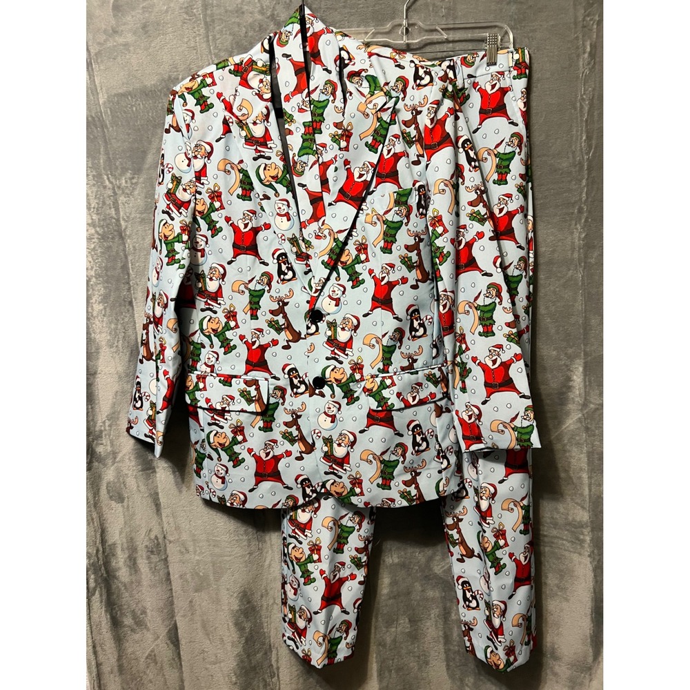 Christmas Suit‎ Men's Novelty Festive Holiday Santa Elf Reindeer Gift Fun